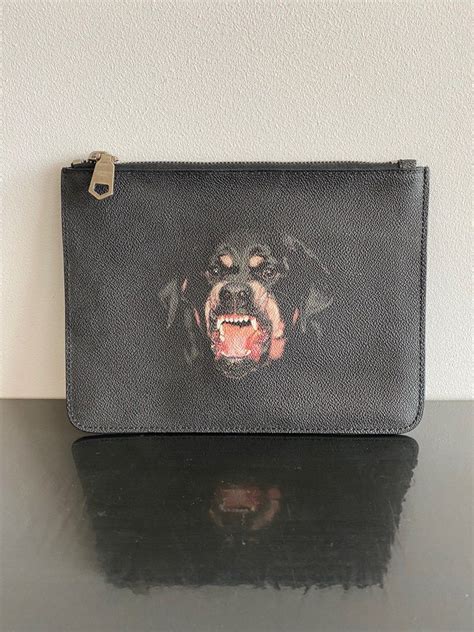 givenchy rottweiler clutch size|Bags .